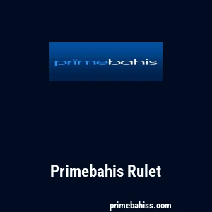 Primebahis Rulet